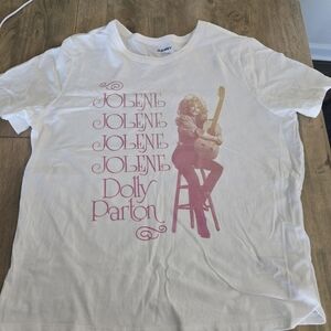 Old Navy White Tee with Pink Graphic